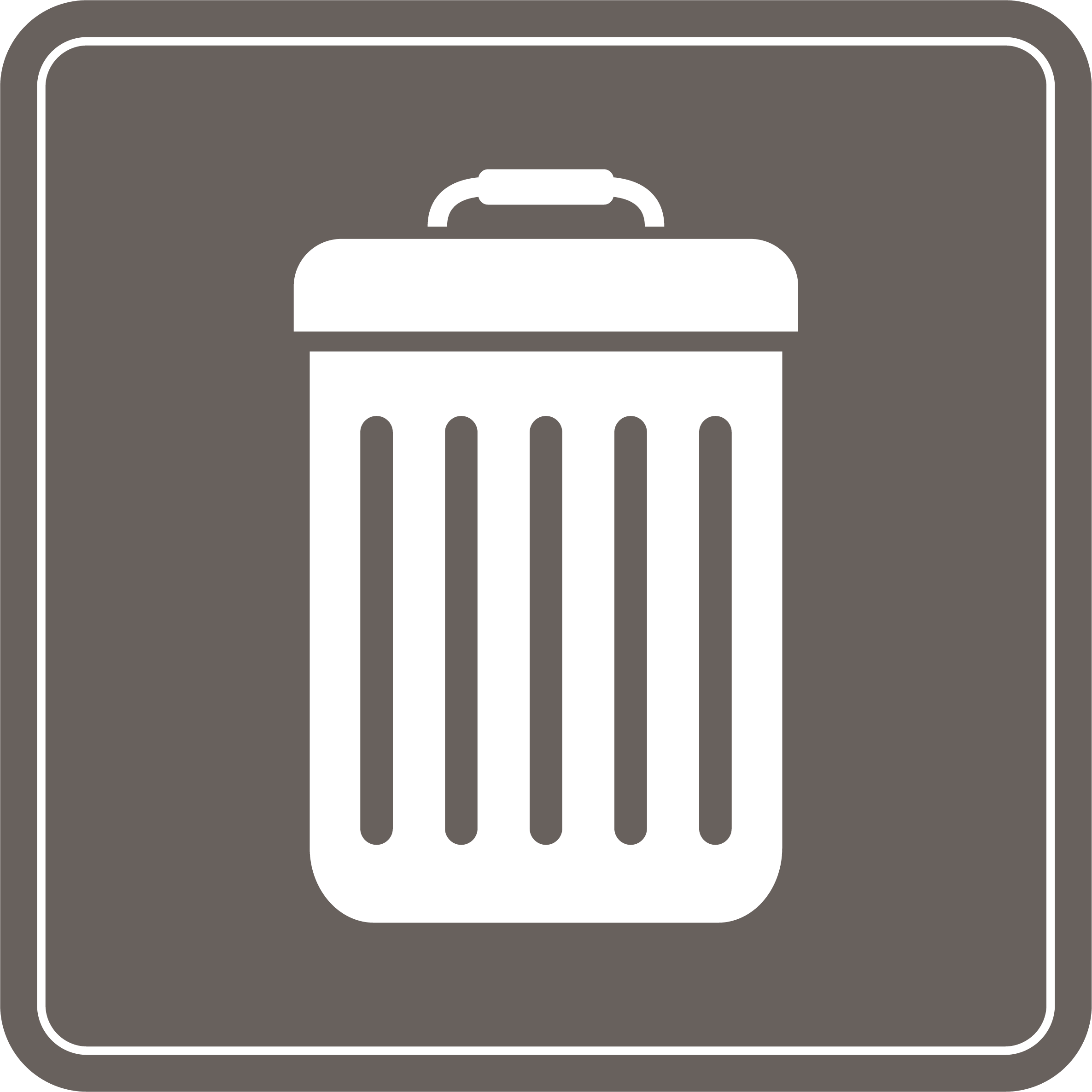 共用ダストボックスアイコン｜トナリゾート富良野